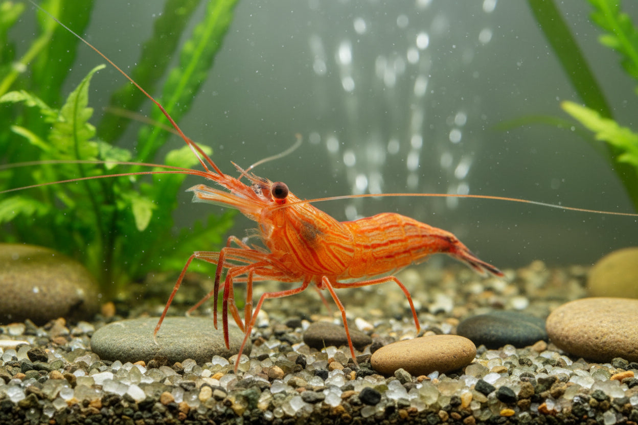 5-Pack Peppermint Shrimp – Reef Safe Aiptasia Control (Lysmata wurdemanni)