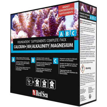 Red Sea Calcium+, KH/Alkalinity & Magnesium (Foundation A/B/C) 250ml