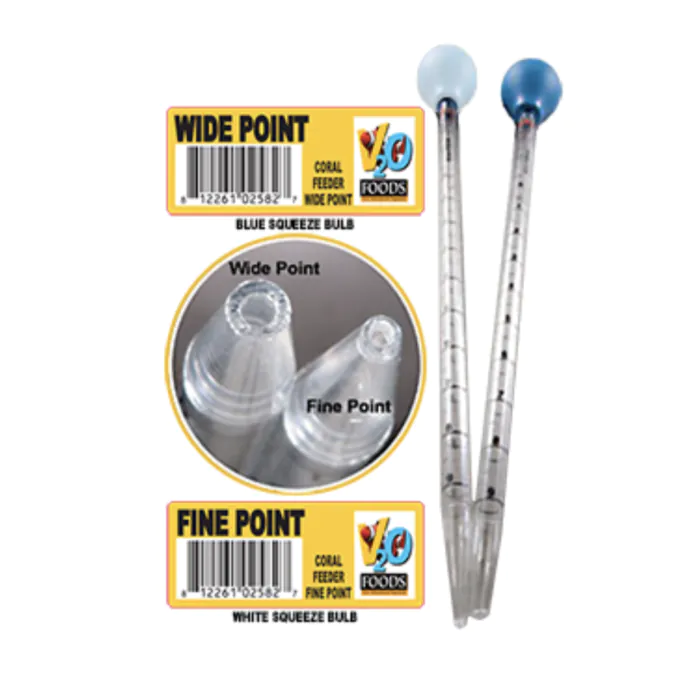 V2O Coral Feeder Squirt Tube – Wide Tip Target Feeder for Reef Aquariums