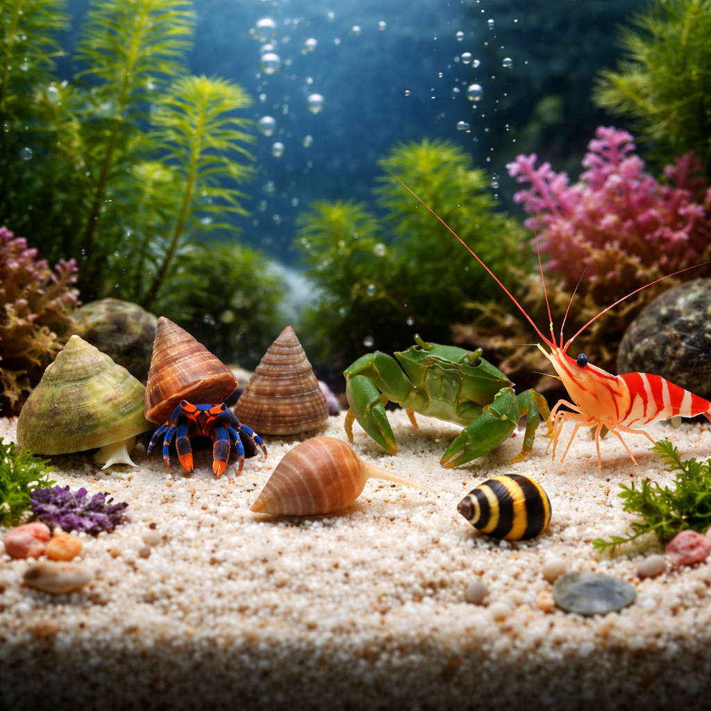 Clean-Up Crew Pack – Astrea, Trochus, Nassarius, Hermit, Shrimp, Crab, Snail